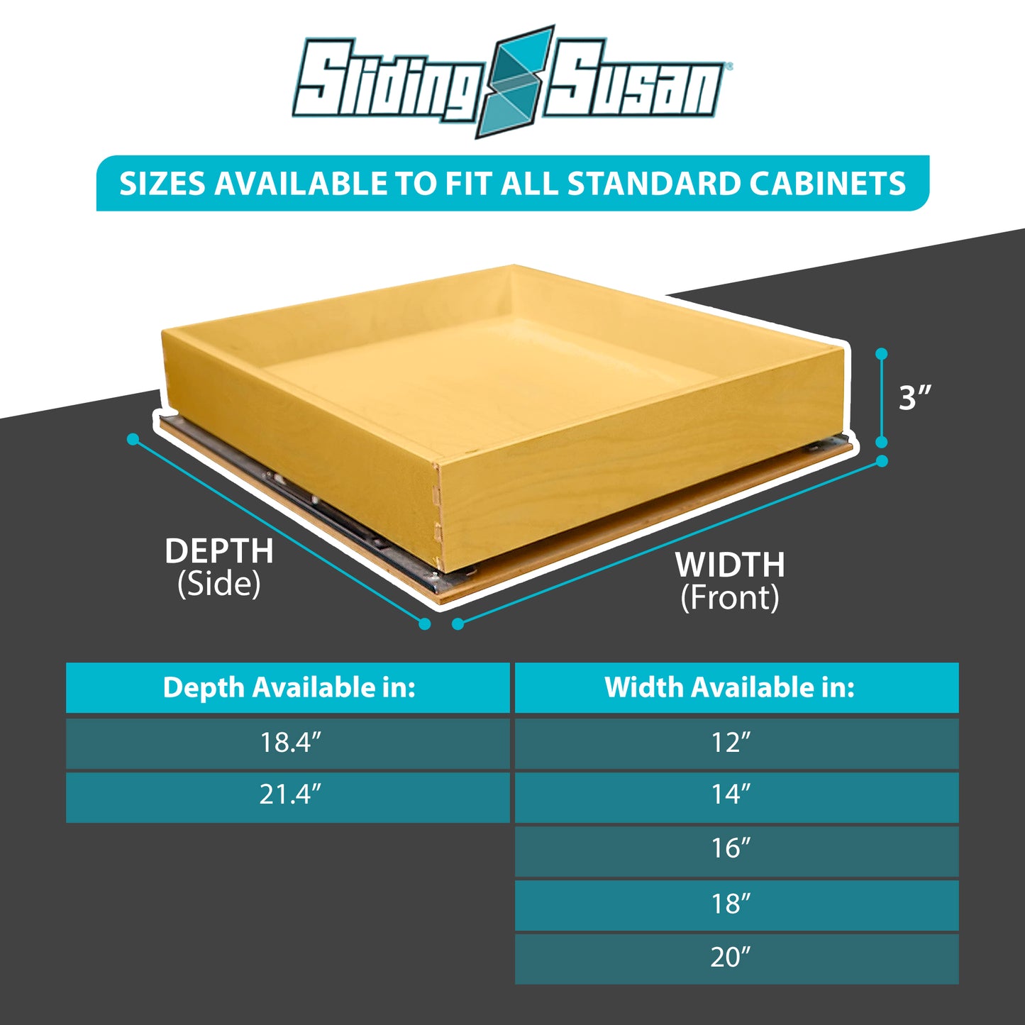 SlidingSusan Pull-Out Drawer Organizer